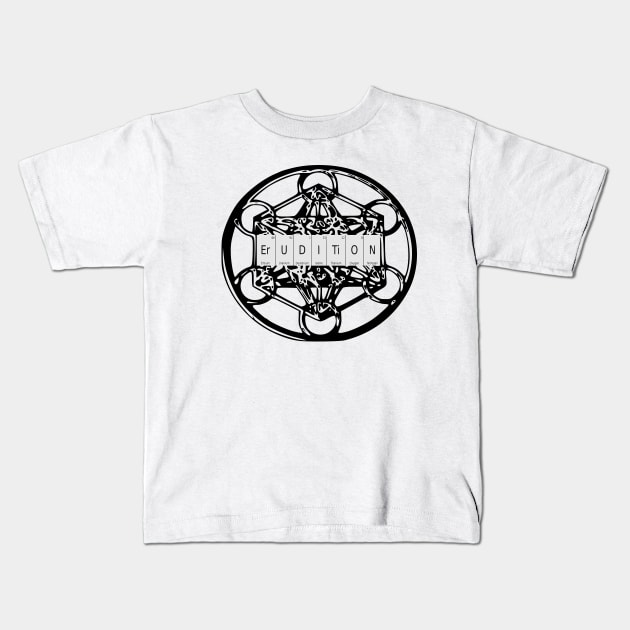 Elemetatrons Cube Kids T-Shirt by Eruditionband